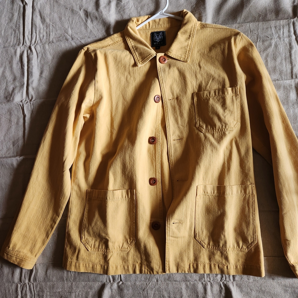 WOLF Yellow French Twill Jacket for Men
